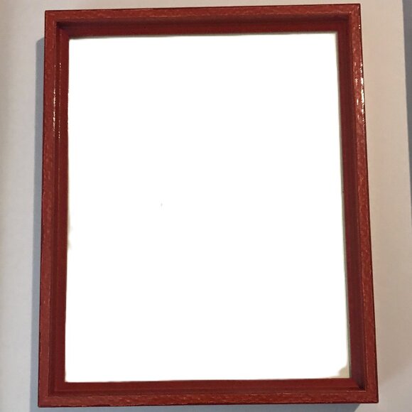 Vibrant Red Glossy Colorful Frame - Ready to Use - 8x10 - w/Hardware - New - Picture 8 of 15